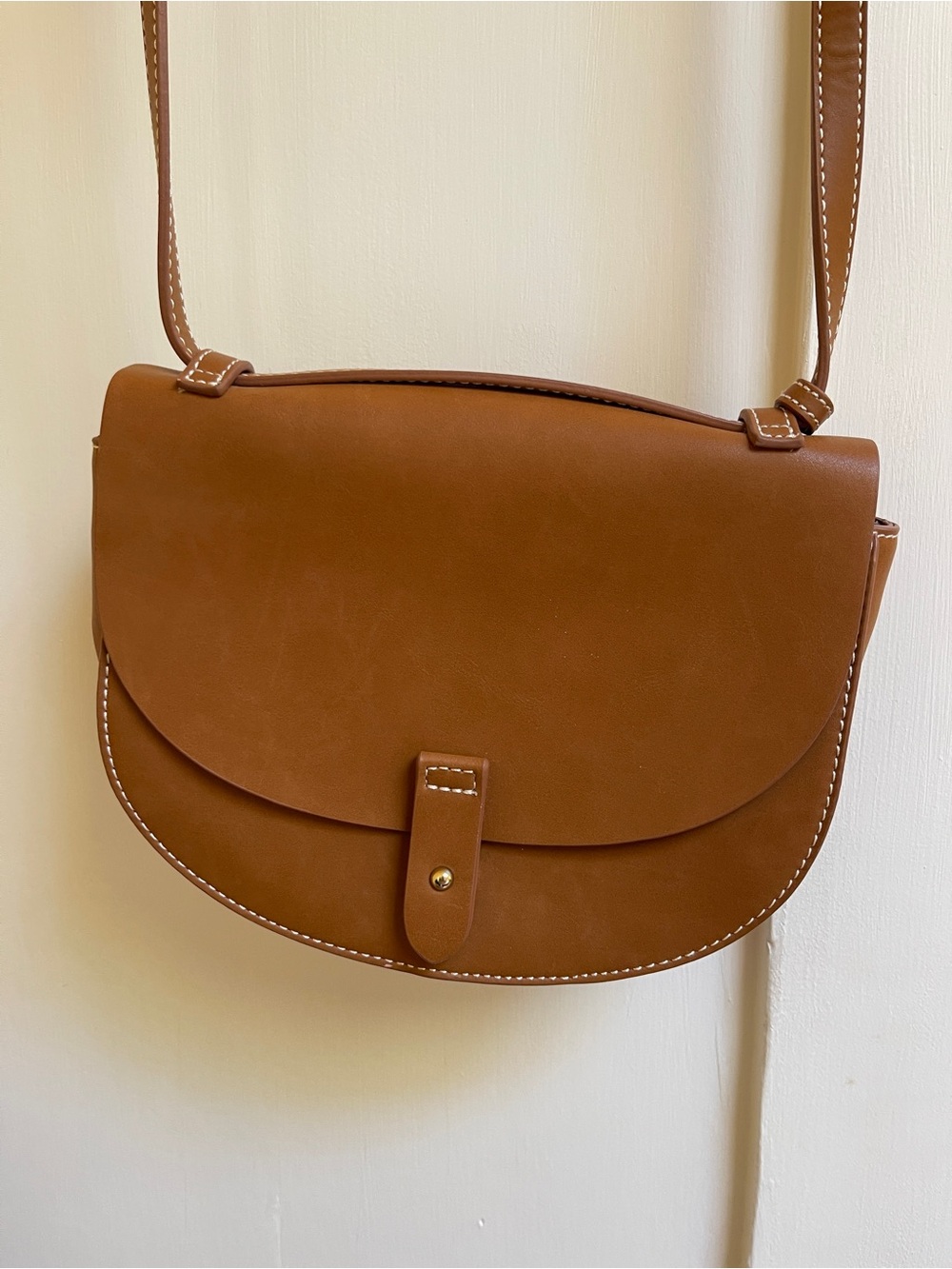 GAP Tan Saddle Crossbody Bag